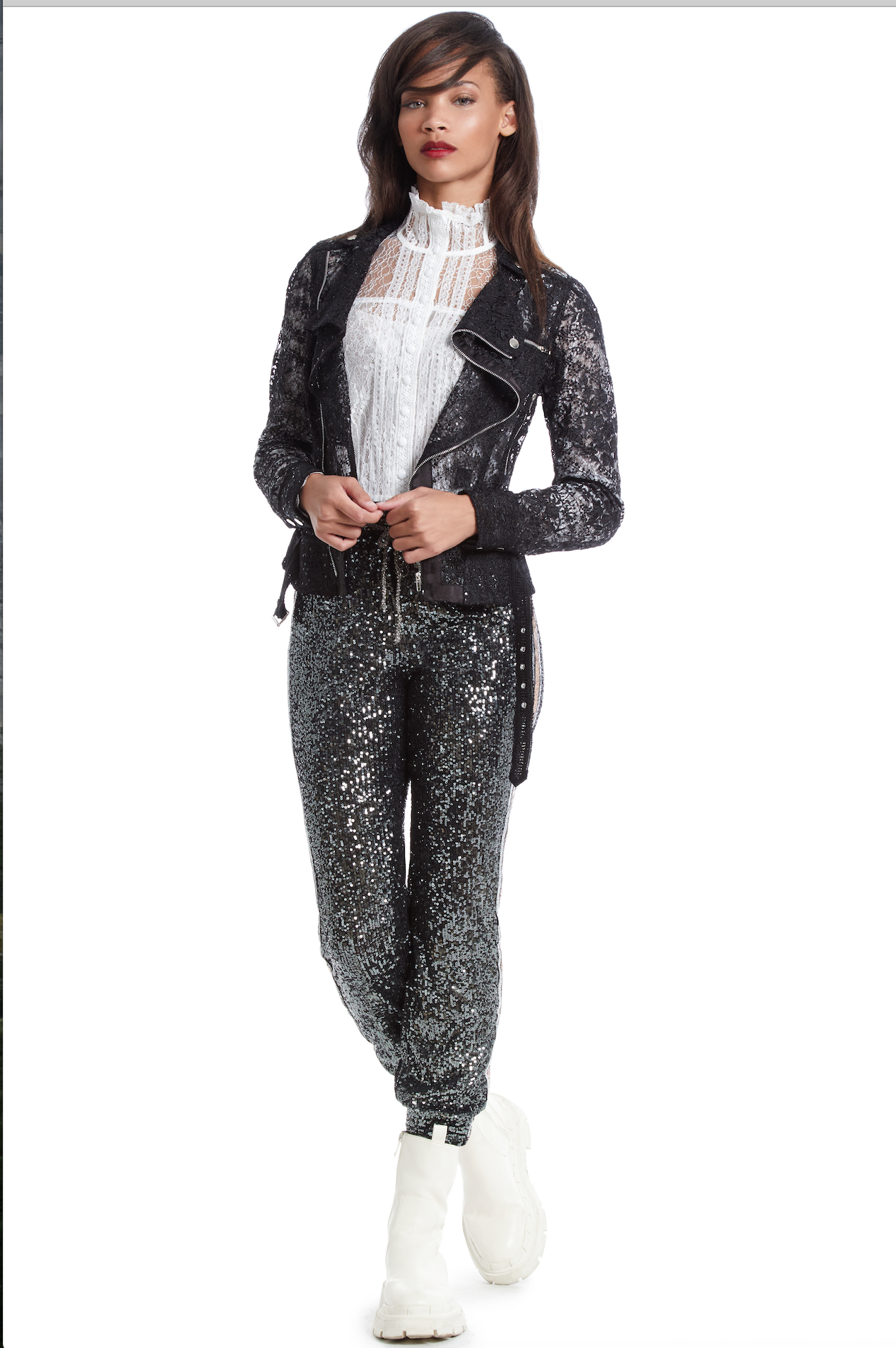 Sequin Jogger Pant