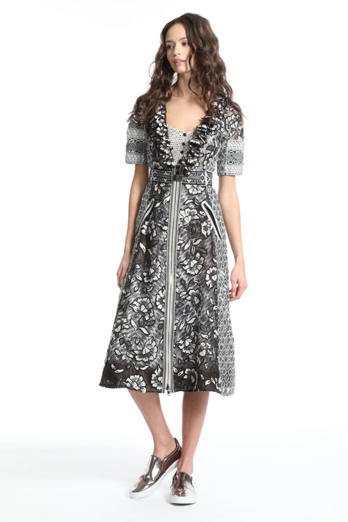 Plunging Convertible Sequin Dress With Slip
