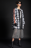 Houndstooth Guipure Lace Coat